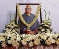 Vidya At Satish Kaushik's Prayer Meet