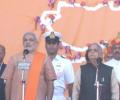 Modi sworn in as chief minister of Gujarat