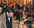 Ahmedinejad greets Indian-led peace caravan