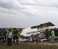 IMAGE: 32 killed as UN plane crashes in Congo