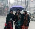 Fresh snowfall and rain in parts of Kashmir