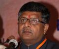 SIT on blackmoney is a priority for Law Minister Ravi Shankar Prasad