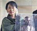 Suu Kyi and Rahul Gandhi's common link at Congress HQ