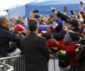 Obama surveys Sandy-ravaged New York