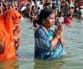 Devotees take holy dip at Maha Kumbh on 'Magh Purnima'