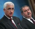 Khurshid returns home after two-day Iraq visit