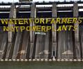 Greenpeace protests water diversion to power plants