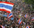 Thai protesters storm army headquarters, PM rules out polls