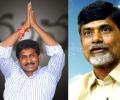 How does Chandrababu Naidu fare against Jaganmohan Reddy?