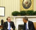 Obama, Sharif talk terror; no promise of ending drone strikes