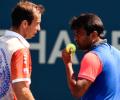 Paes, Sania toil before progressing at US Open