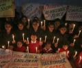 PHOTOS: Indian students pay silent tribute to victims of Peshawar tragedy