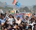 Rahul's road show turns traffic stopper in Assam