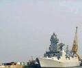 Commander dead in INS Kolkata mishap