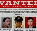 US charges China's army officers with cyber theft