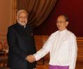 Modi in Myanmar: Meets President Thein Sein