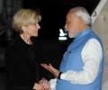 Modi arrives in Canberra, to hold talks with Abbott on Tuesday