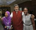 Satyarthi launches campaign in London to end child slavery