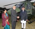 Modi holds strategic talks with Nepal, gifts Bodhi sapling, helicopter