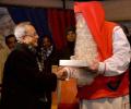 When President Pranab made Santa's day