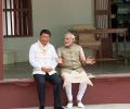 Modi gifts Xi a charkha