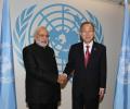 Modi meets UN chief, refers to Sharif's remarks on Kashmir