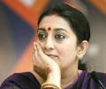 Drunk Delhi University students pursue Smriti Irani's car, held