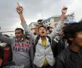 Angry suvivors heckle Nepal PM over shortage of aid