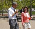 PHOTOS: When Obama took a tea break