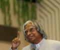 You could tell Dr Kalam was unhappy when he said...