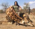 US hunting tourist sparks outrage; posts photos with dead giraffe