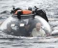 Action Man Putin is back. This time in a mini-submarine