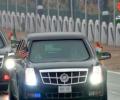 Breaking tradition, Chief Guest Obama arrives in 'Beast' for R-Day