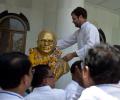 In Ambedkar's birth place, Rahul pays tribute to Dalit icon