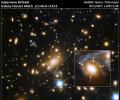 Hubble spots four magnified images of same supernova