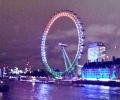 A dash of tricolour on London's iconic monuments