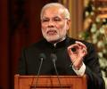 Modi in UK Parliament: 'Visit India to experience the wind of change'