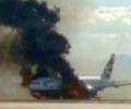 British Airways plane with 172 on board catches fire on Las Vegas runway; 7 hurt