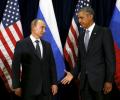 That's what you call awkward: When Putin met Obama