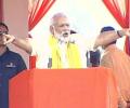 Mamata failed to bring in paribartan: Modi tells WB to get rid of TMC