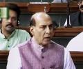 Terrorist for one nation can't be martyr for another: Rajnath to Pak