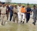 On visit to flood-hit areas, Madhya Pradesh CM gets a 'lift' by cops