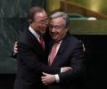 Ex-Portuguese PM Guterres sworn in as UN Secretary-General