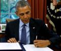 Obama signs defence bill; boosts security co-op with India