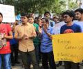 Stir intensifies with 'Chalo HCU' over Dalit scholar's suicide