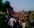 Kapu protest for backward status turns violent, train set afire in Andhra Pradesh