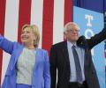 Clinton receives long-awaited endorsement from Sanders