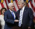 Donald Trump formally introduces Mike Pence as running mate on GOP ticket