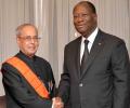 Ivory Coast's highest honour for President Pranab