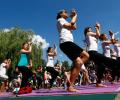 PHOTOS: World rolls out its mats for Yoga Day